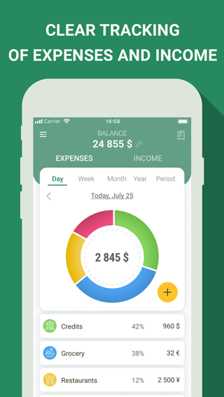 Money manager, expense tracker — screenshot